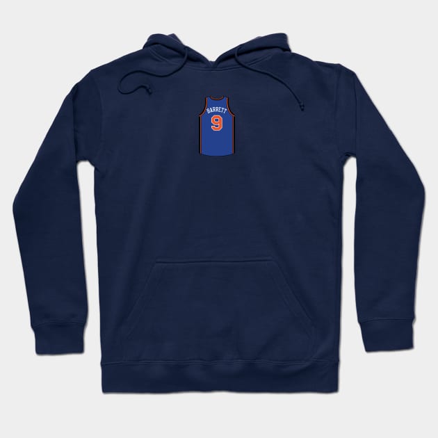 RJ Barrett New York Jersey Qiangy Hoodie by qiangdade